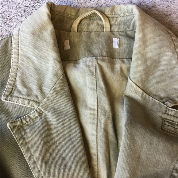 Zara crop military jacket with embroidery XS - Picture 6 of 8